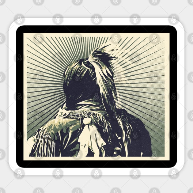 Braveheart | Lone Ranger | Warrior Sticker by artist369